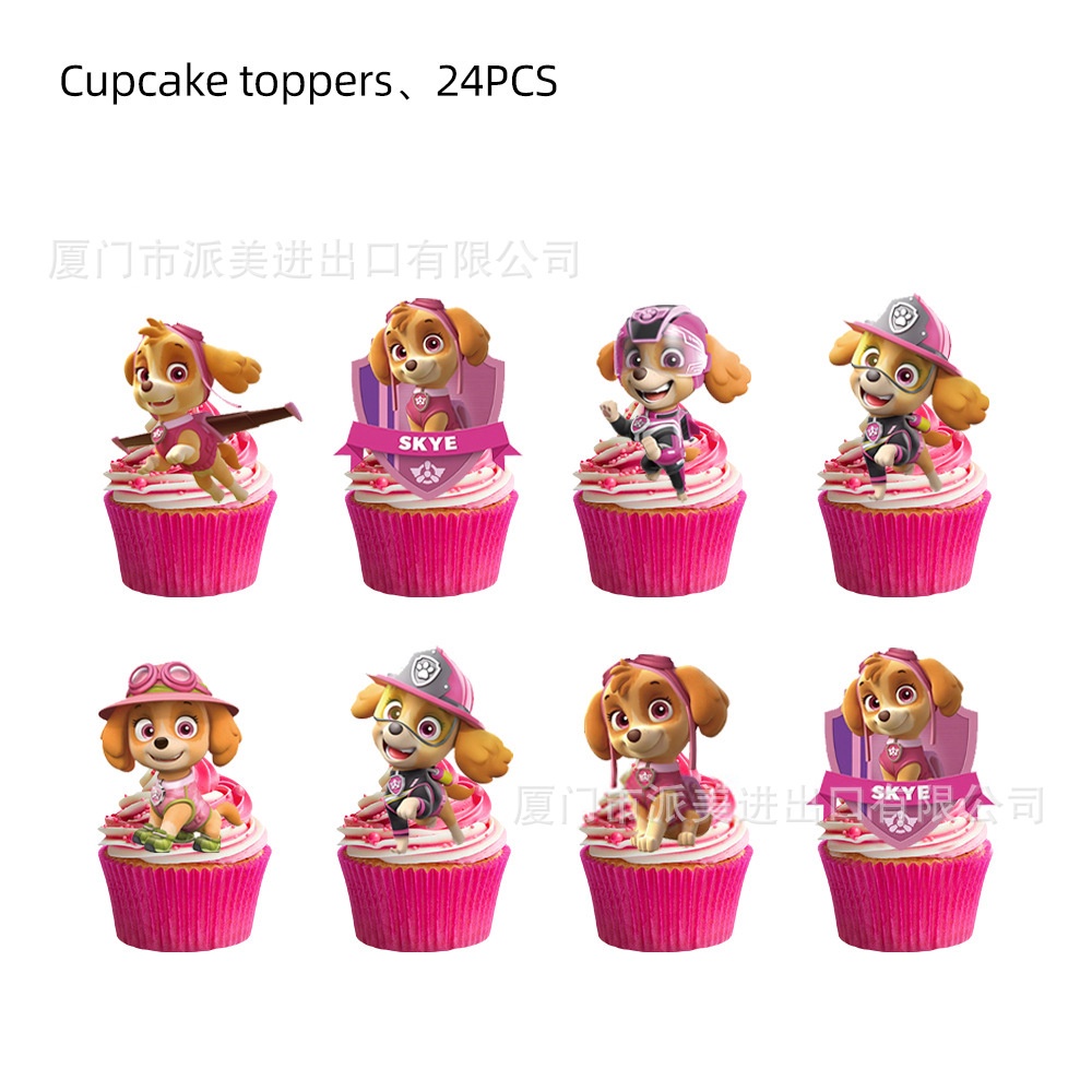 Kira Bộ Bong Bóng Trang Trí Tiệc Sinh Nhật Chủ Đề paw patrol