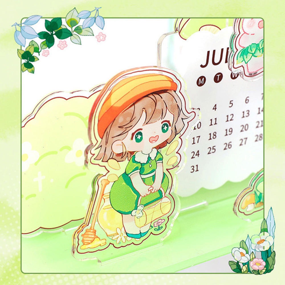 Lịch 3d mini Bằng acrylic Để Bàn Trang Trí