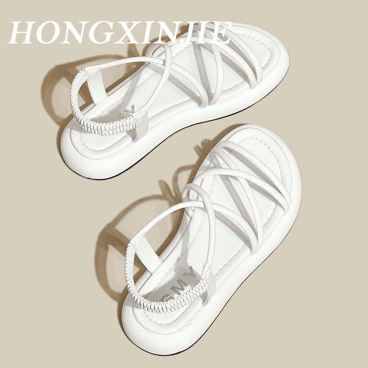HONGXINJIE dép sandal nữ dép đi biển dép đế cao Thoải Mái Xinh Xắn  B98G1RU 35Z230830