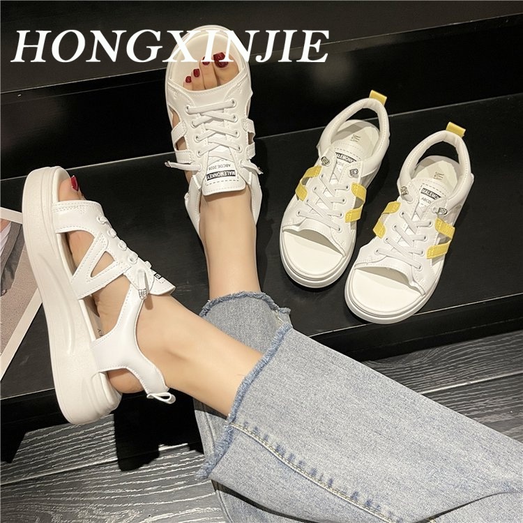 HONGXINJIE  dép sandal nữ dép đi biển dép đế cao Thoải Mái Xinh Xắn   Phong cách Thoải mái Thời trang Đẹp B98G1RB 37Z230910