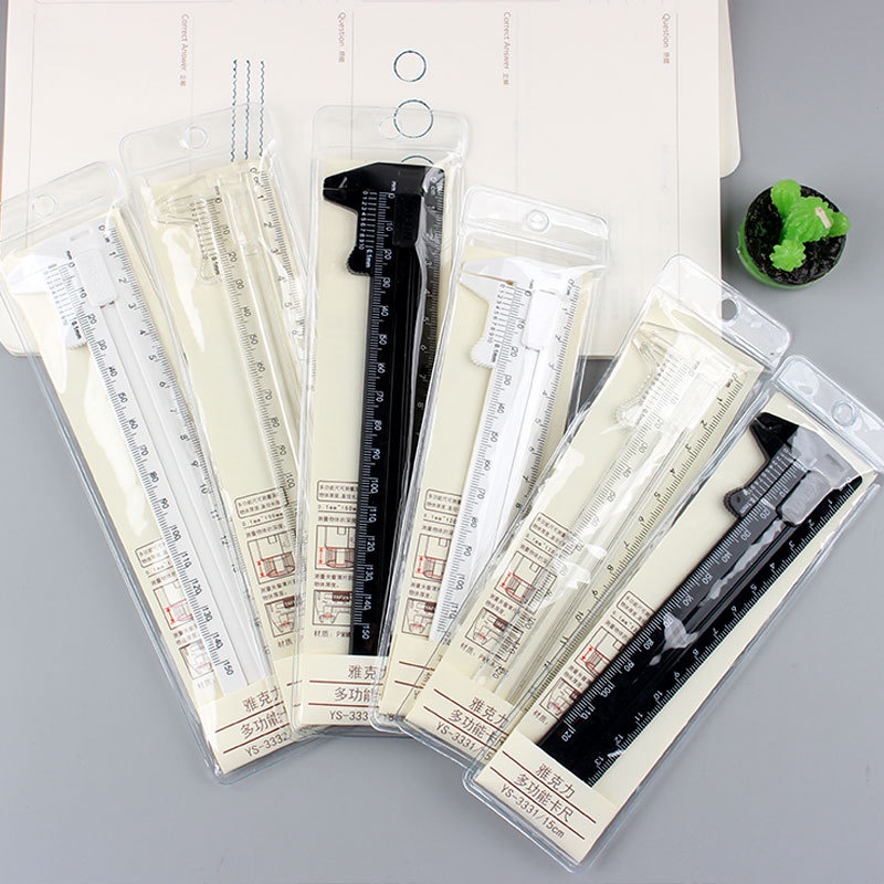 Thước Nhựa Đa Năng Phong Cách muji 15cm / 18cm wj374