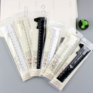 Thước nhựa đa năng phong cách muji 15cm / 18cm wj374