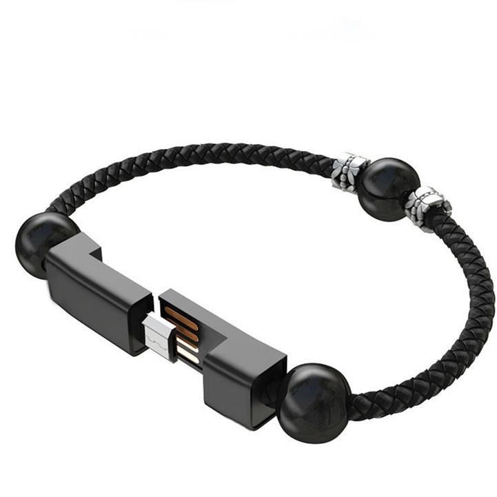Cáp Sạc Nhanh Kiêm Vòng Đeo Tay Sáng Tạo Dễ Thương Thời Trang Cho Ngày Lễ Tình Nhân / Sinh Nhật / Cảm Ơn