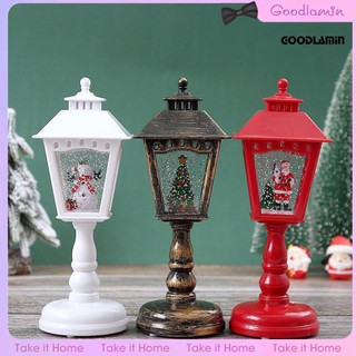 Goodlapdcx Đèn Nến Hình Quả Cầu Tuyết Lấp Lánh Cho Giáng Sinh