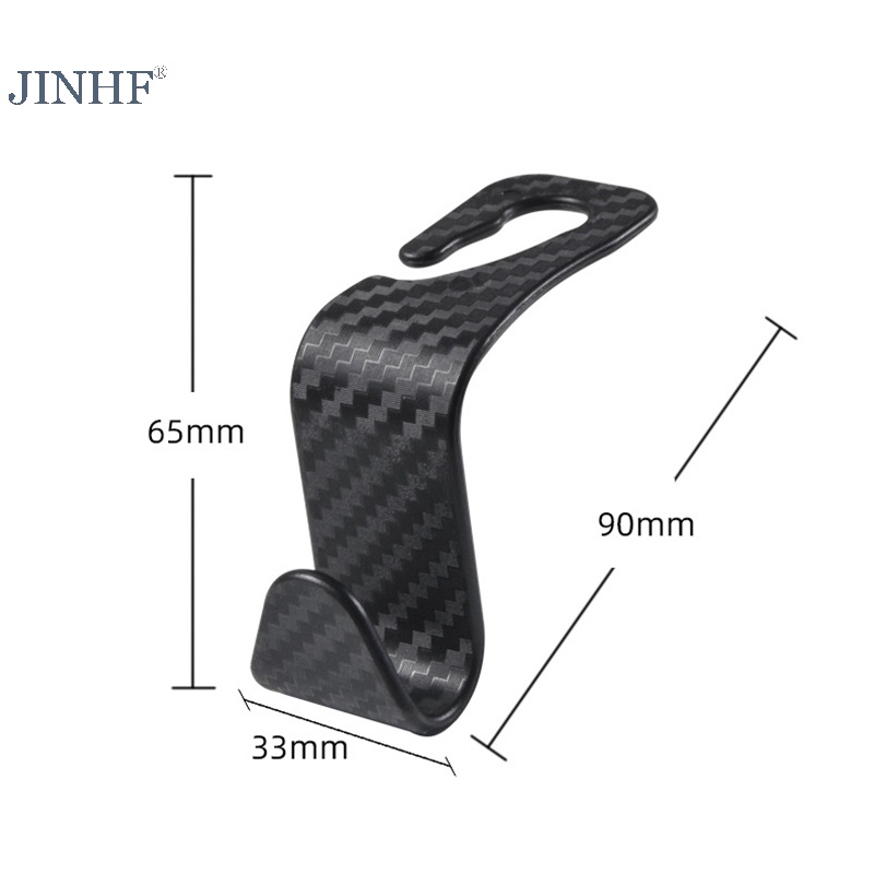 Jinhf 1 Móc Treo Vật Dụng Gắn Sau Ghế Xe Hơi Tiện Lợi