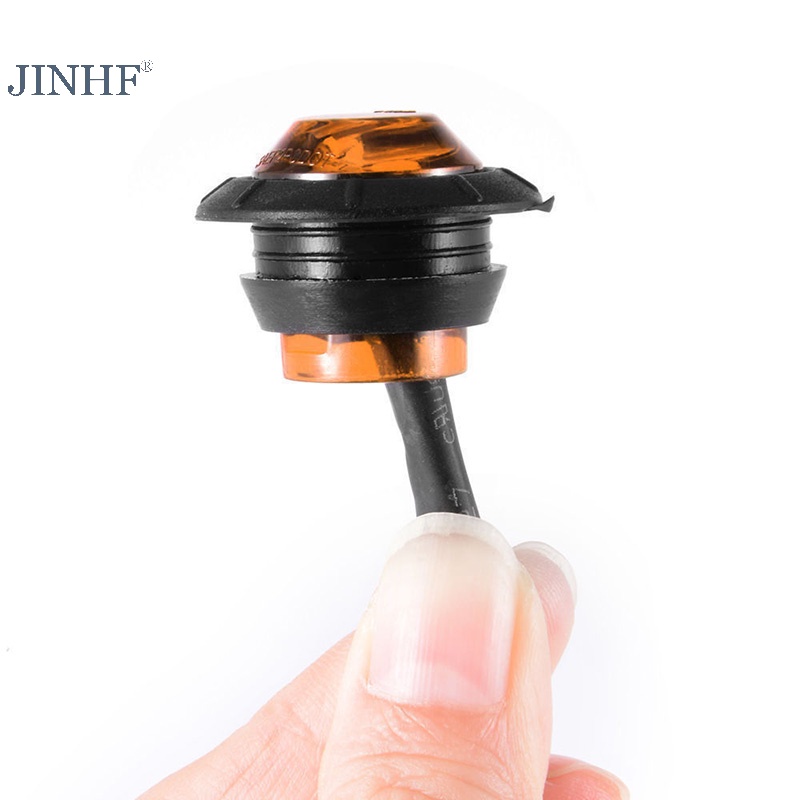 1x 3 / 4 "Đèn Xi Nhan 3 Bóng Led 12v Màu Vàng Hổ Phách