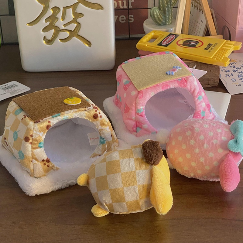 Sanrio Búp Bê Nhồi Bông Hình kuromi my melody cinnamoroll hellokitty Sáng Tạo Trang Trí Bàn Làm Việc