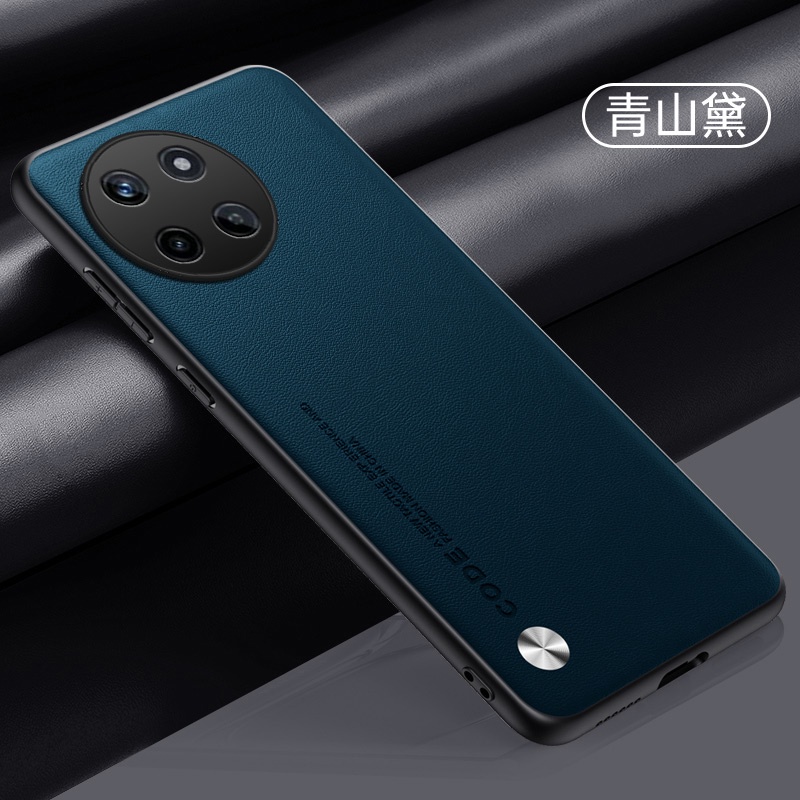 Ốp Bao Da Điện Thoại pu Viền Silicon Mềm Cho realme 11 realme11 4g Ốp