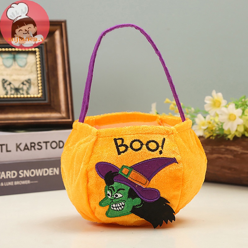 Yanca Túi Đựng Kẹo Hình Quả Bí Ngô halloween 2023 Dễ Thương Cho Bé vn