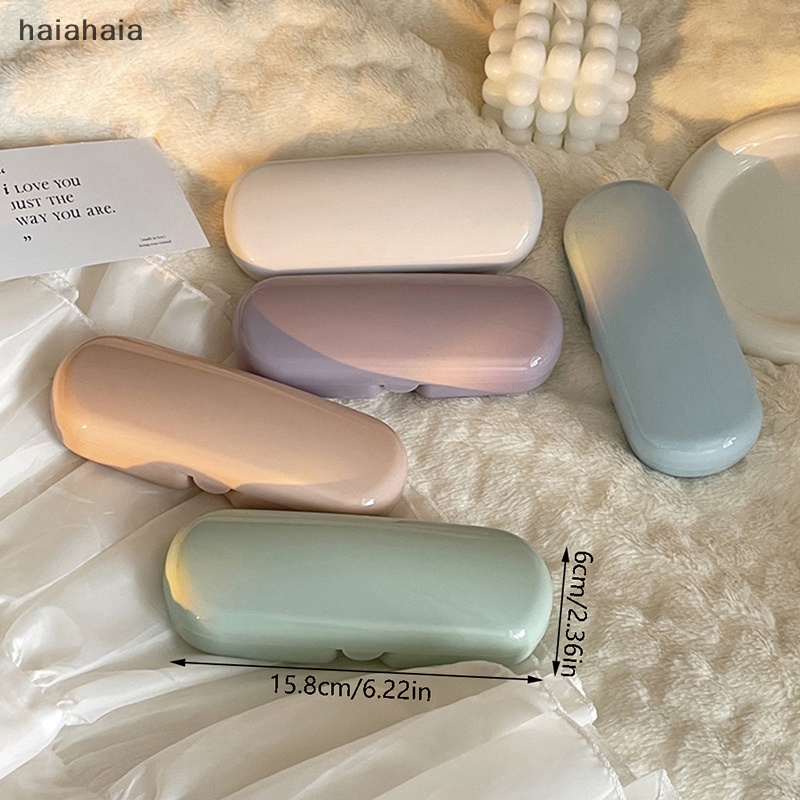 Hộp Đựng Mắt Kính / Kính Mát Màu Kem Dễ Thương Cho Học Sinh