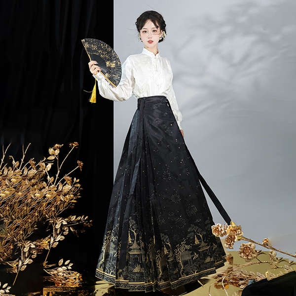 Yixi shengge  Váy Hán Phục Phong Cách Trung Hoa Mới Cho Nữ