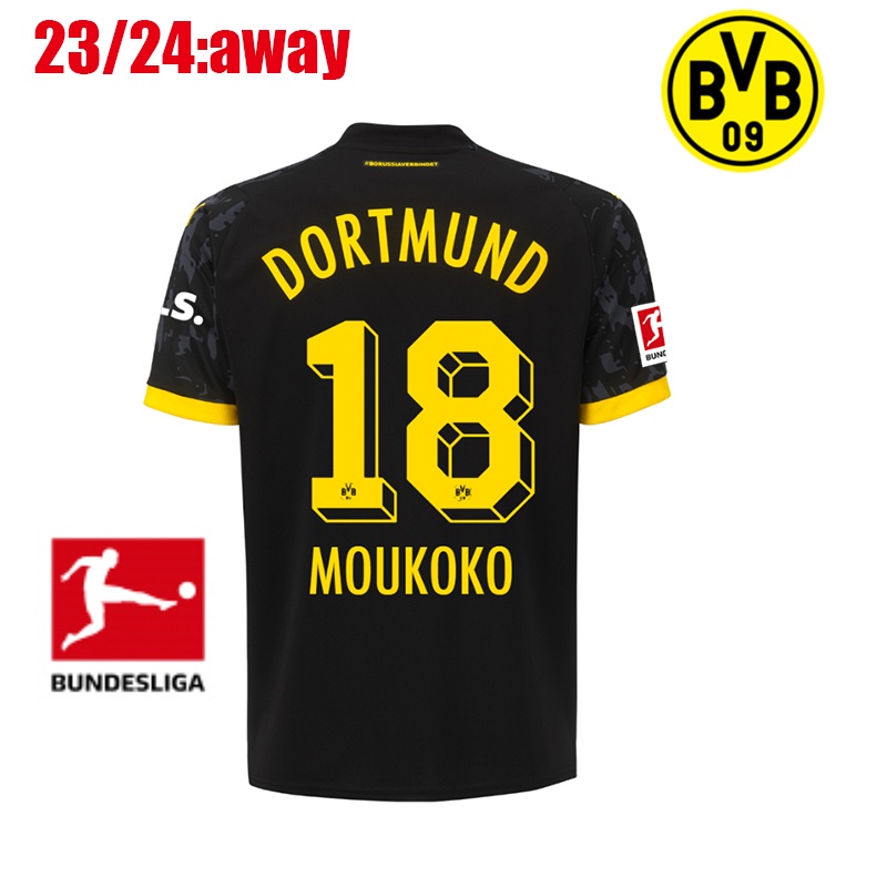 Áo Thun Đá Banh Số 23-24 dortmund Số 23 / 24 Chất Lượng Cao