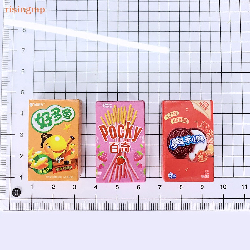 Set 5 Đồ Chơi Bánh Snack mini Trang Trí Nhà Búp Bê