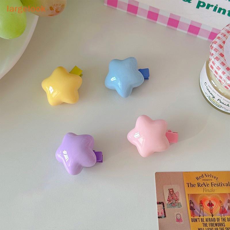 Kẹp Tóc Hình Ngôi Sao Năm Cánh Màu Kẹo Ngọt Dễ Thương Cho Bé Gái