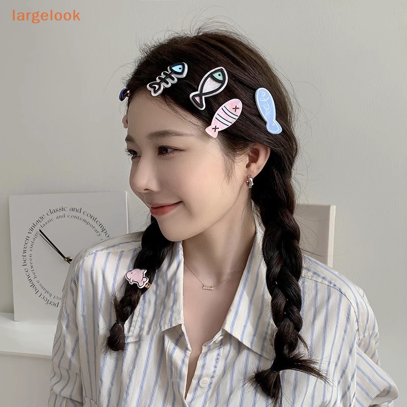 Kẹp Tóc Hình Xương Cá Nhỏ Dễ Thương Phong Cách Nhật Bản