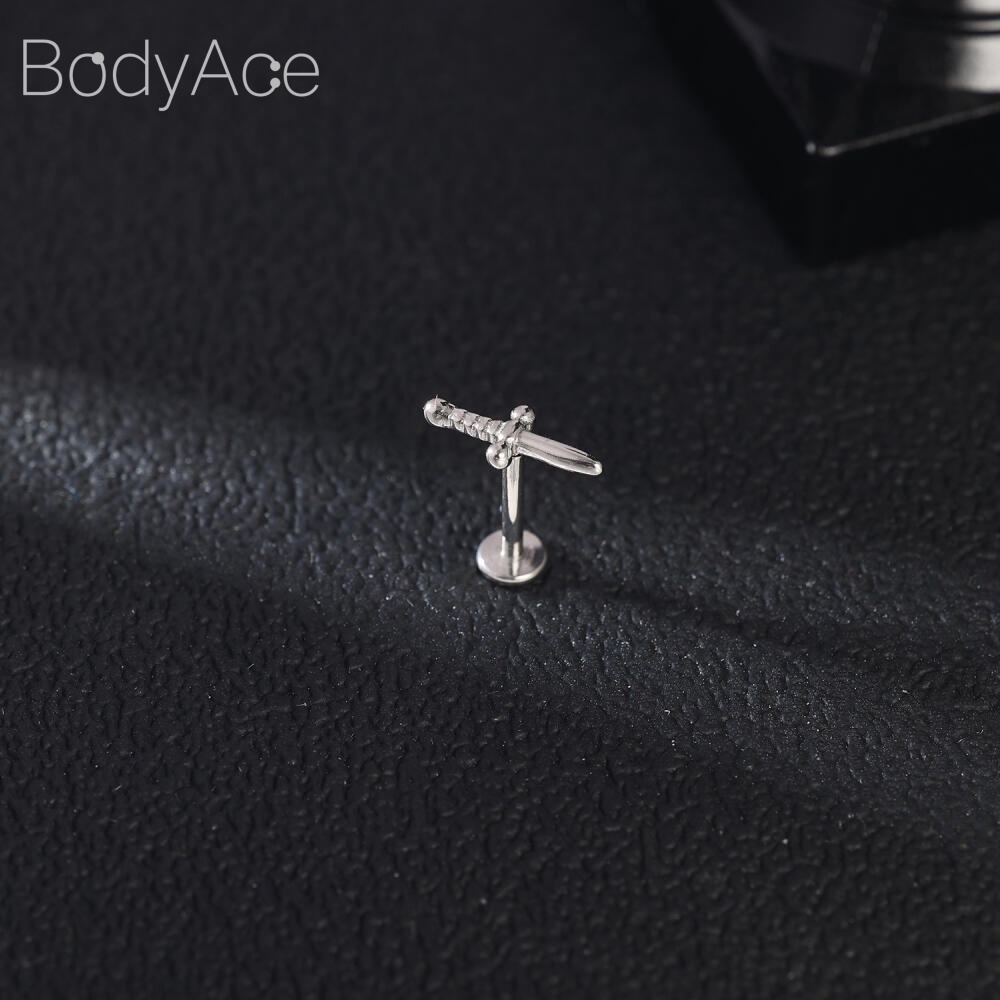 Bodyace 1 Khuyên Tai 16g g23 Bằng Thép Titan Hình Bướm Mặt Trăng Trái Tim