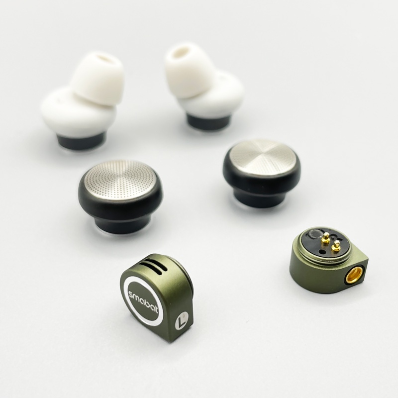 Smabat Tai Nghe hifi m4 Có Dây Dạng Dẹt / Kép Mô Đun labyrinth bass Mới