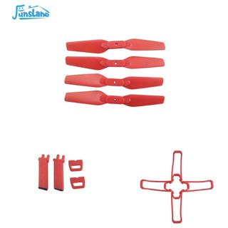Funlane Bộ Phụ Kiện Bảo Vệ Cánh Quạt Cho eachine e58 rc quadcopter