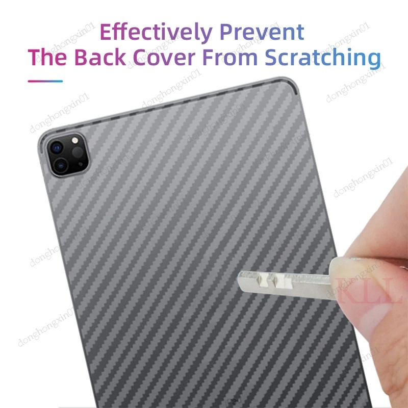 Miếng Dán Bảo Vệ Lưng Máy Tính Bảng Bằng Sợi carbon Cho samsung galaxy tab s9 fe 10.9 inch Smx510 Smx516B s9 fe + 12.4