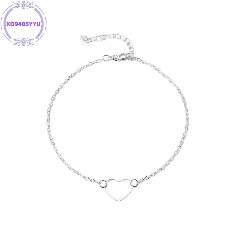 Xo94bsyu Vòng Tay Trang Sức Hình Trái Tim Đơn Giản Thời Trang Âu Mỹ Tự Làm Quà Tặng Cho Bạn Gái vn