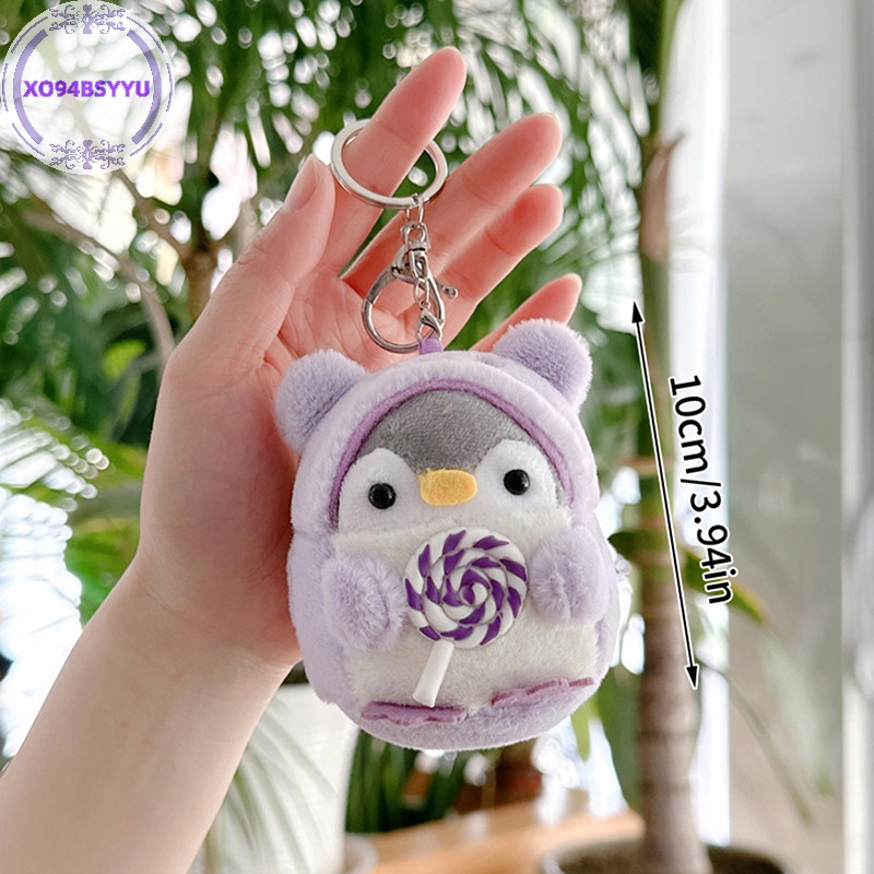 Xo94bsyu Móc Khóa Hình Chim Cánh Cụt Nhồi Bông Nhỏ Xinh Đáng Yêu Cho Bé Gái vn
