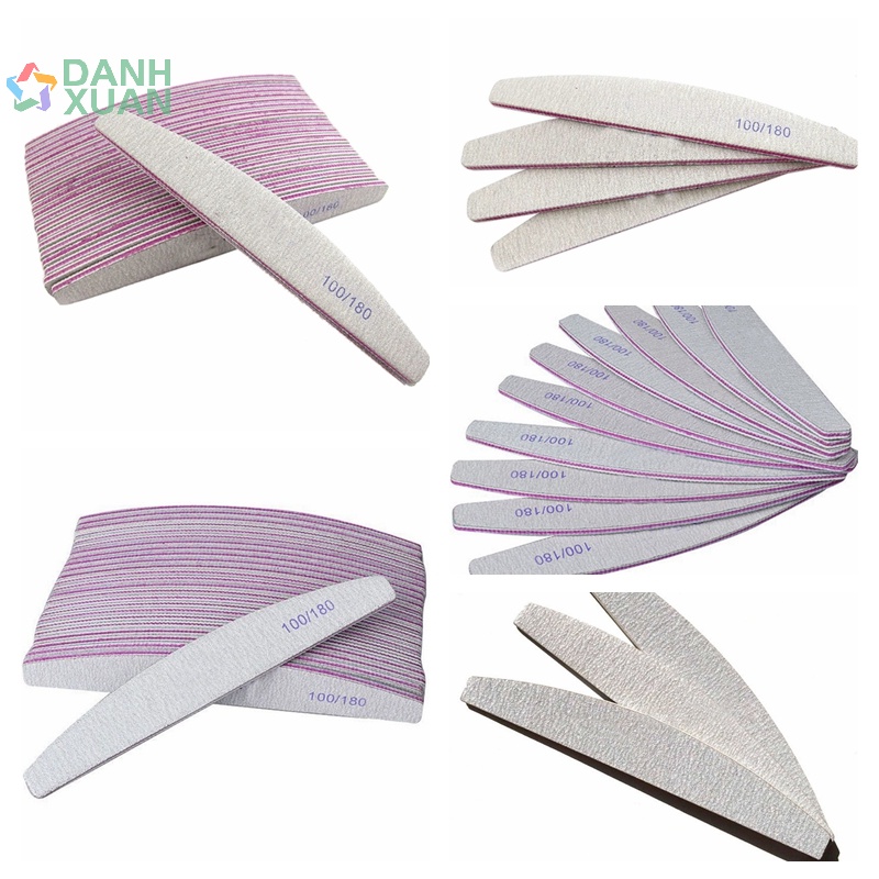 {Danh Xuan} 1/5 miếng giũa móng tay nghệ thuật dụng cụ làm móng chân móng Tay Gel UV mới