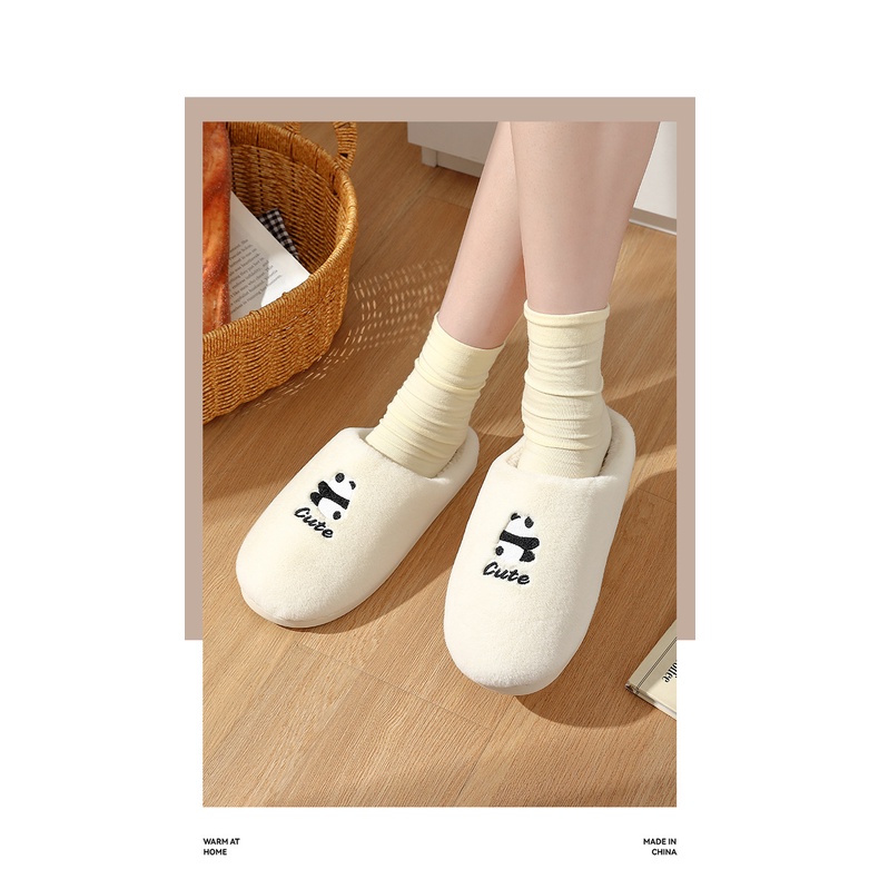 Dép Bông Đi Trong Nhà Chống Trượt Dễ Thương Cho Nữ