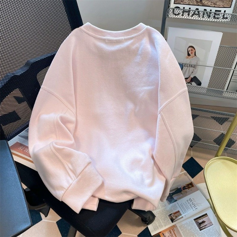 Áo Hoodie Dáng Rộng Trẻ Trung Phong Cách Phương Tây Cho Nữ