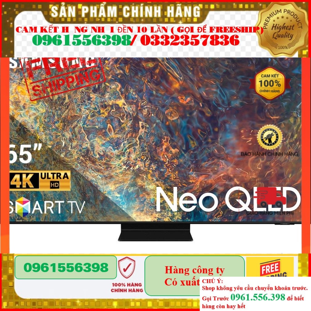 [SALE LỚN] Smart Tivi Samsung 65 Inch 4K Qled QA65QN90AAKXXV