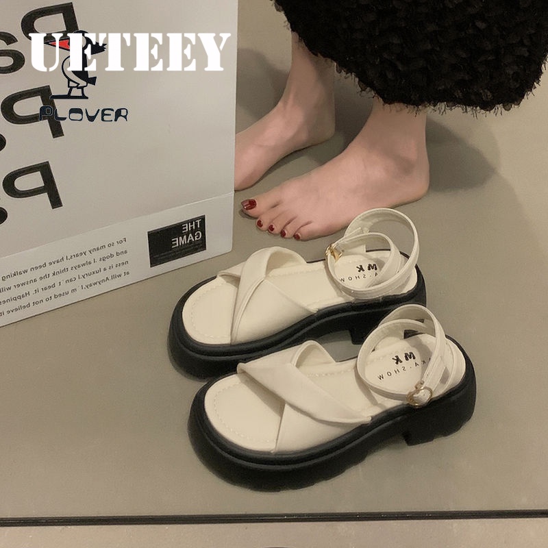 UETEEY  dép sandal nữ dép bánh mì nữ dép bánh mì Chống Trượt 2023 NEW B98G1PI 35Z230830