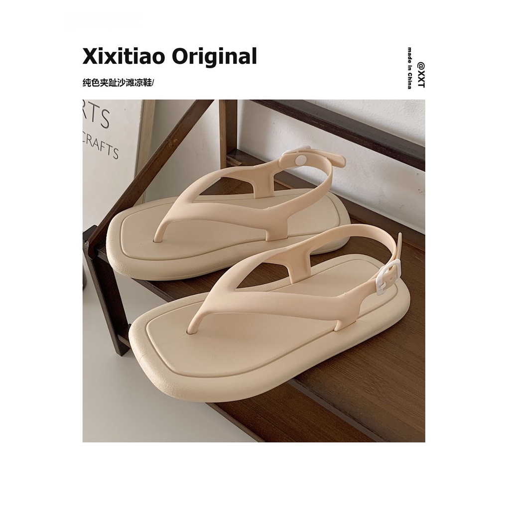 UETEEY   dép sandal nữ dép bánh mì nữ dép bánh mì Chống Trượt 2023 NEW  Comfortable High quality Phong cách Độc đáo B98G0PL 36Z230909