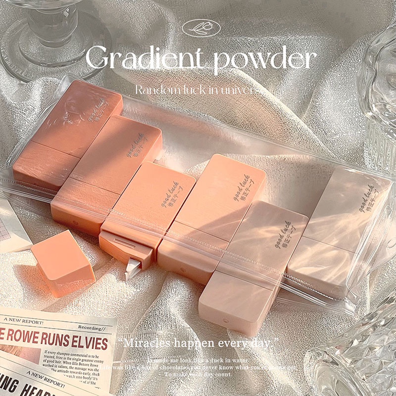 Set 6 Bút Xóa Kéo Màu Sắc gradient Sáng Tạo