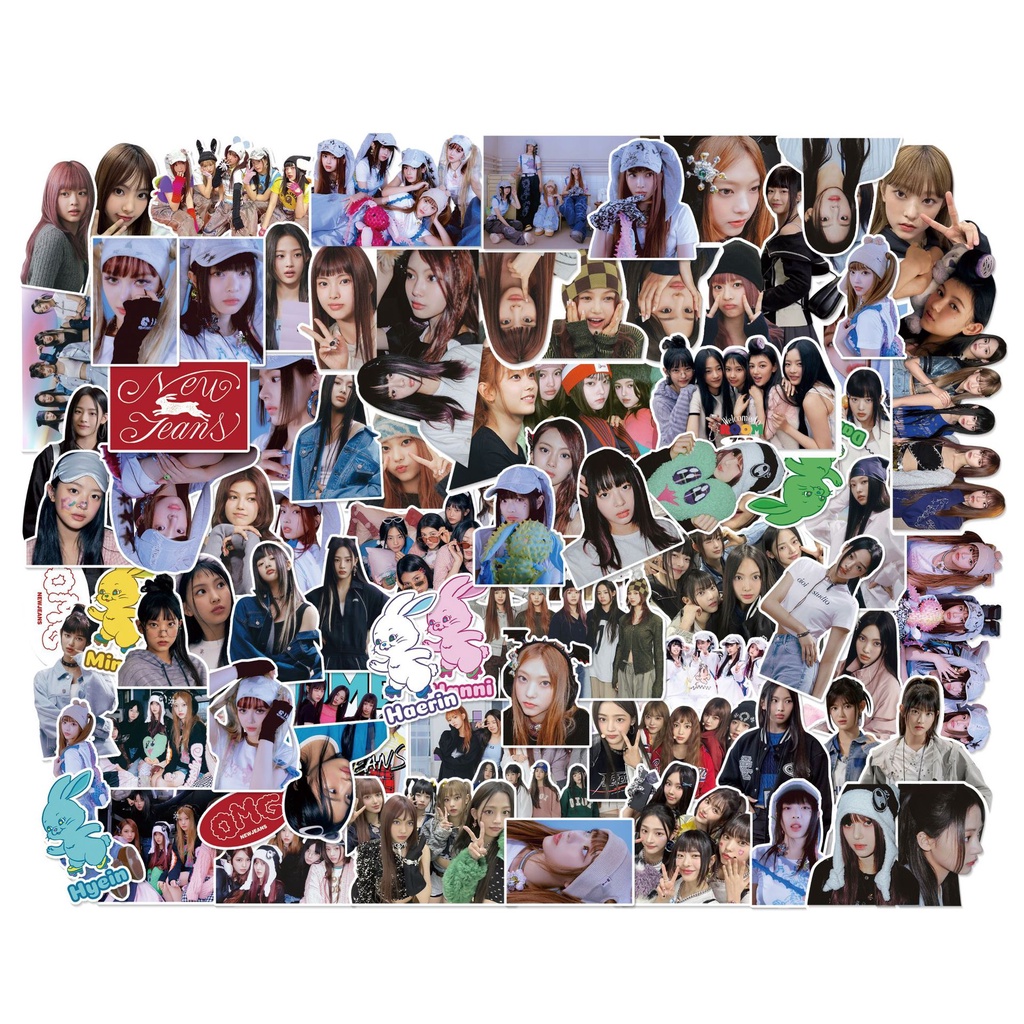 Sticker Dán Trang Trí Hình kpop newjeans omg