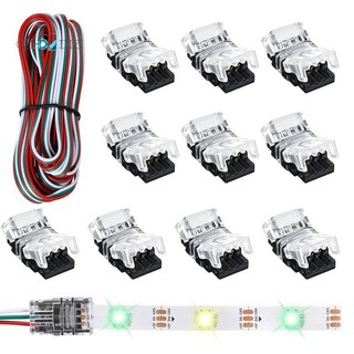 Set 11 đầu nối 3 pin cho dây đèn led 10mm ws2811