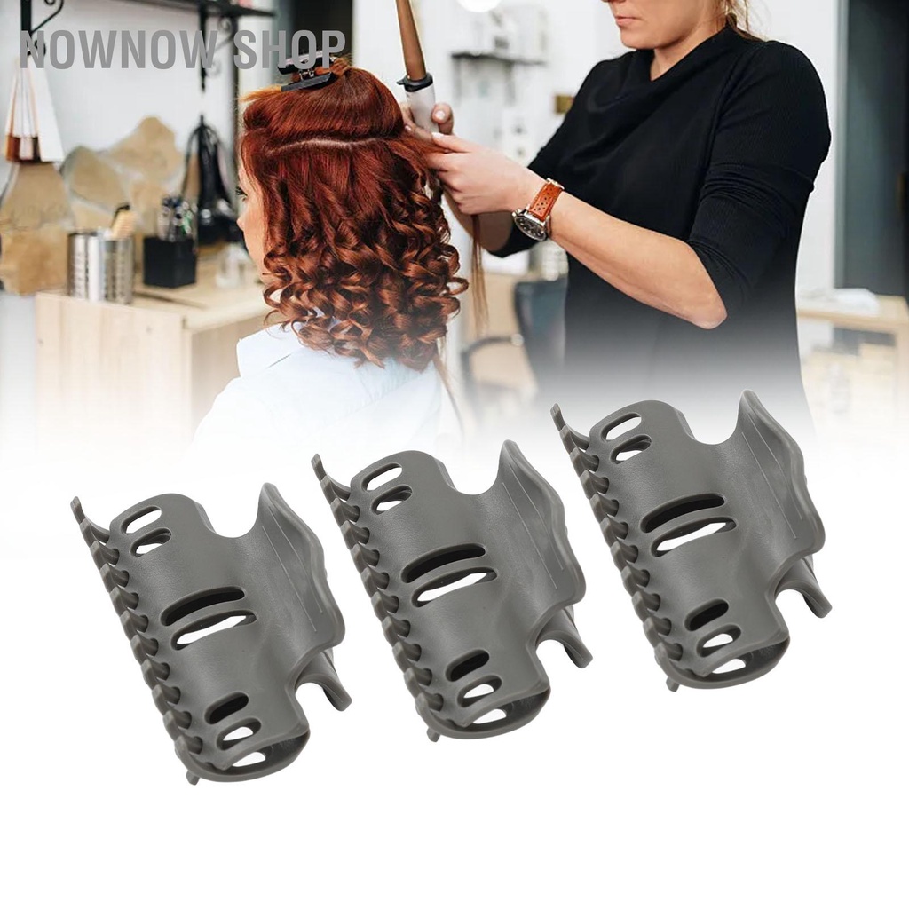 NOWNOW SHOP 10 Chiếc Uốn Tóc Cách Nhiệt Kẹp Đa Năng Giữ Mạnh Mẽ Chịu Tập Cho Salon Nhà