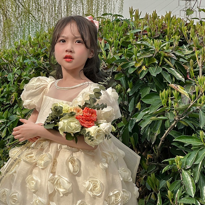 Đầm Công Chúa Thời Trang Mùa Hè Xinh Xắn Cho Bé Gái