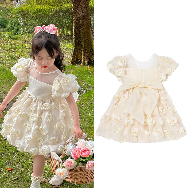 Đầm Công Chúa Thời Trang Mùa Hè Xinh Xắn Cho Bé Gái