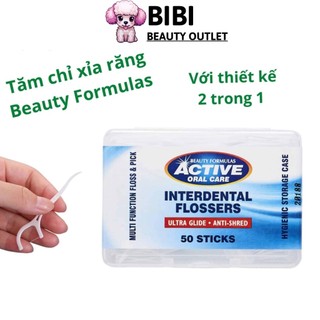 Hộp 50 Cây Chỉ Nha Khoa Beauty Formulas Active Oral Care Ultra Glide