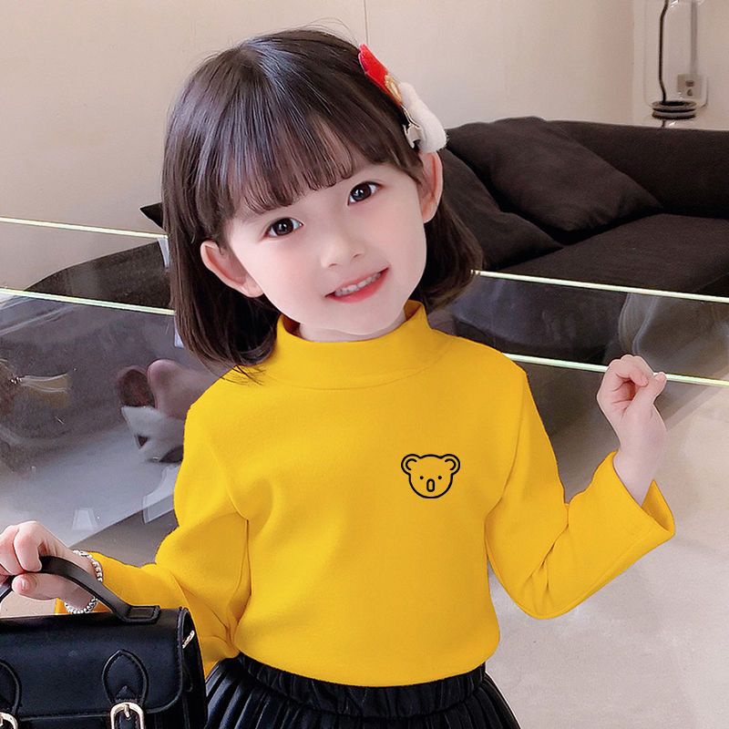 Áo Sơ Mi Tay Dài Mềm Mại Thoải Mái Thời Trang Thu Đông Cho Bé 1-9 Tuổi