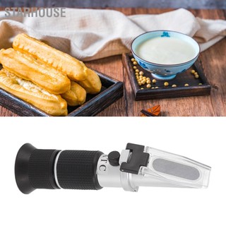 StarHouse Khúc xạ kế có độ chính xác cao 0‑32 Brix 0‑140 Rượu trái cây 0‑27 Máy đo nồng hiển thị thang Baume