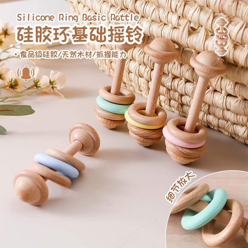 Mới Lục Lạc Đồ Chơi Bằng Gỗ Cho Bé