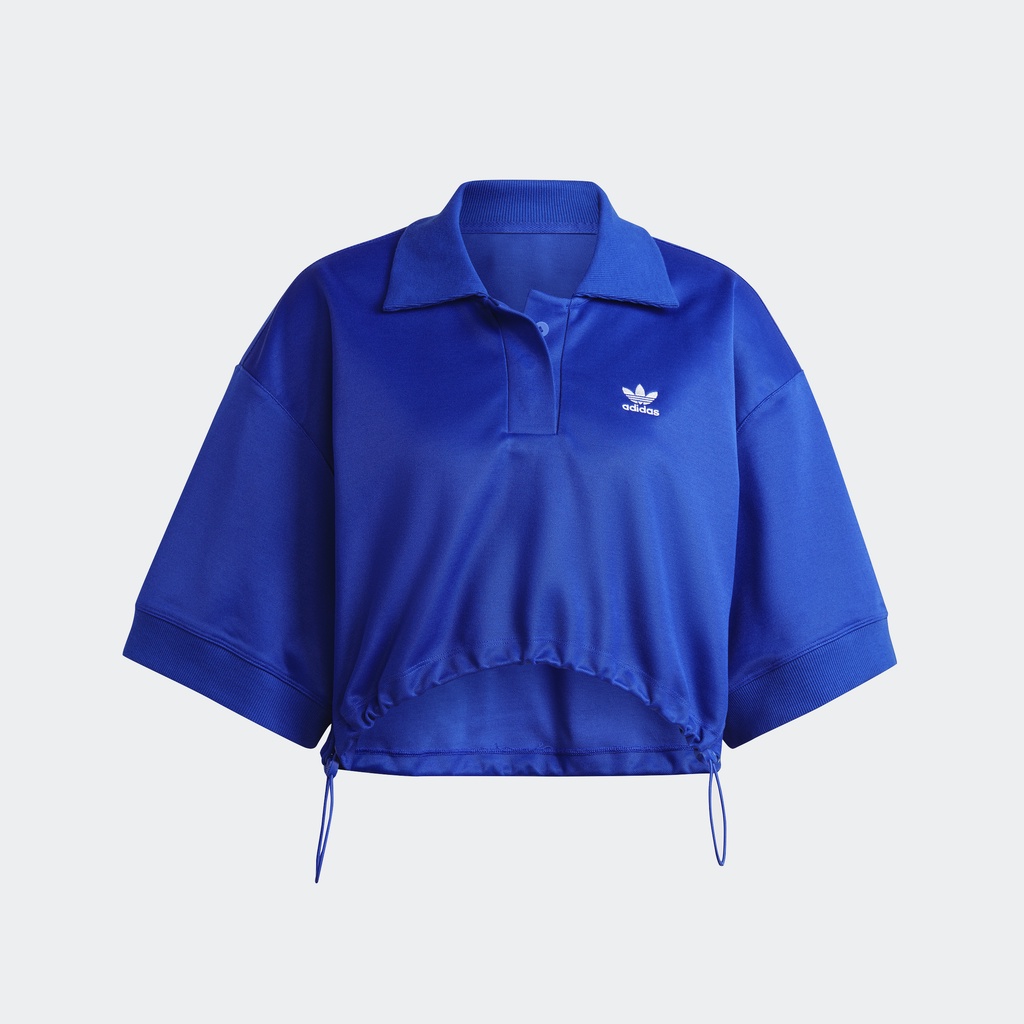 adidas Phong cách sống Áo Polo Always Original Nữ Màu xanh da trời IC5587