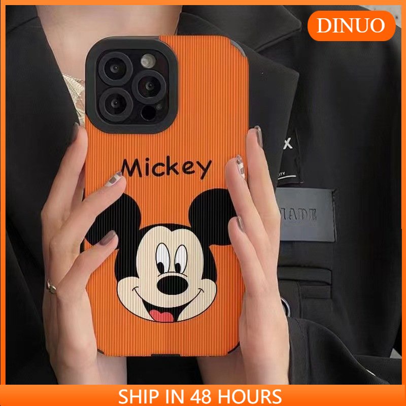 Hoạt Hình Ốp Điện Thoại Da In Hình mickey Cho iphone14promax / 13 / 12 / 11 / xr / xs / x / xsmax / 6plus / 7 / 8plus/TP-1