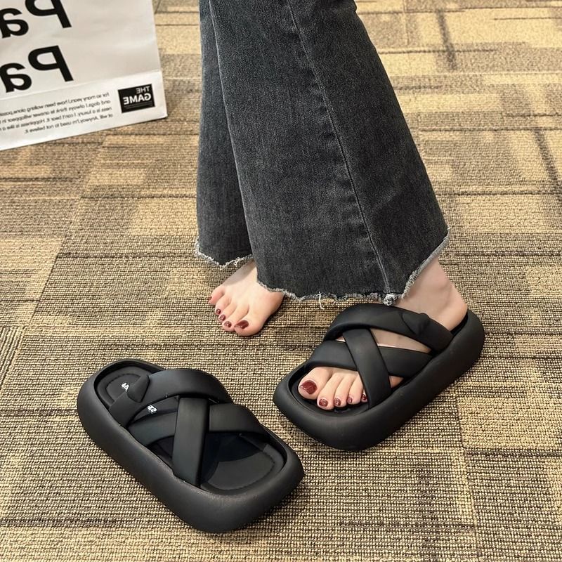 C＆S  Dép sandal nữ Hở Ngón Đế Dày Có Quai Cài 2023NEW Mùa hè Kiểu Dáng Thời Trang B98G1TG 35Z230901