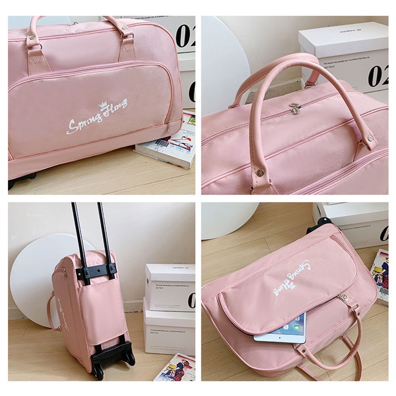 Túi Du Lịch Có Bánh Xe Đẩy Tiện Lợi