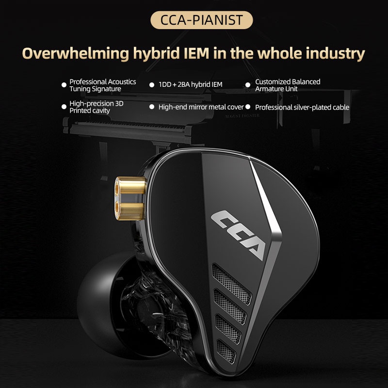 Cca Tai Nghe Nhét Tai Âm Thanh hifi Sống Động Chất Lượng Cao