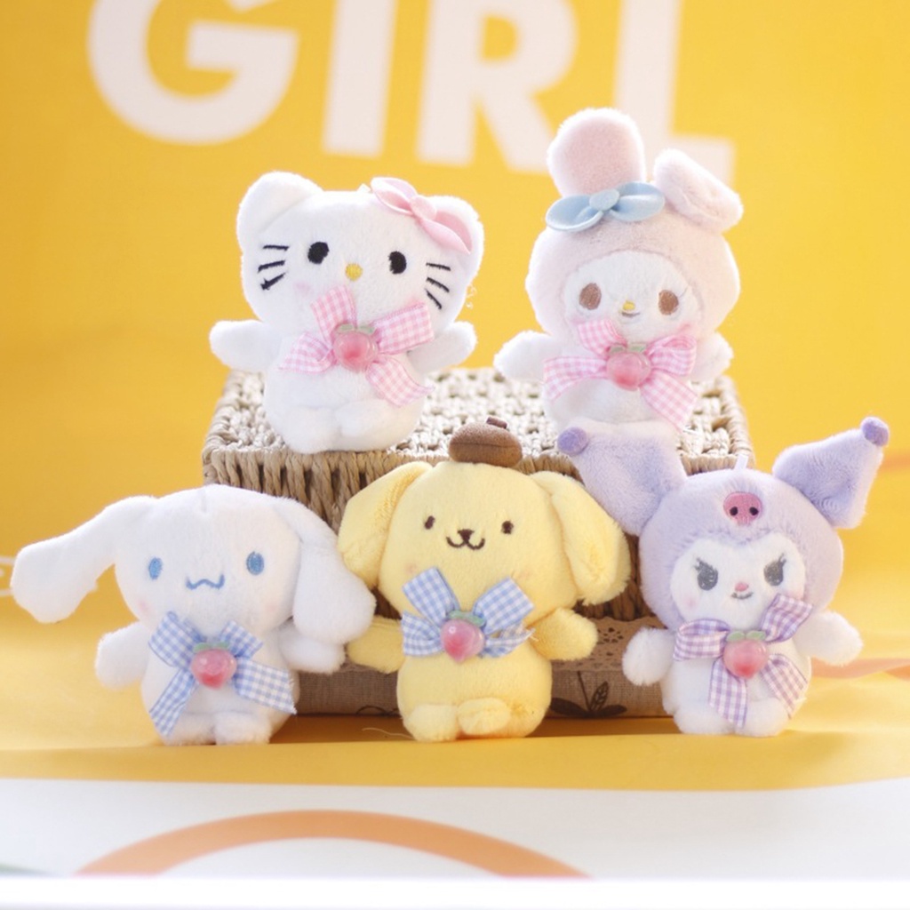 Sanrio Thú NhồI BôNg HìNh Hello Kitty Yugui Trang Trí Ba Lô Dreamdiary 2023