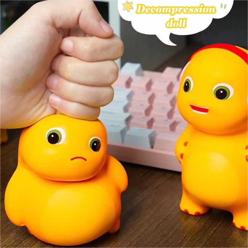 Kawaii Đồ Chơi Bóp Mềm Giải Tỏa Căng Thẳng Hình Rồng Sữa Bóp Phát Nhạc Làm Quà Sinh Nhật Sáng Tạo Cho Trẻ Em