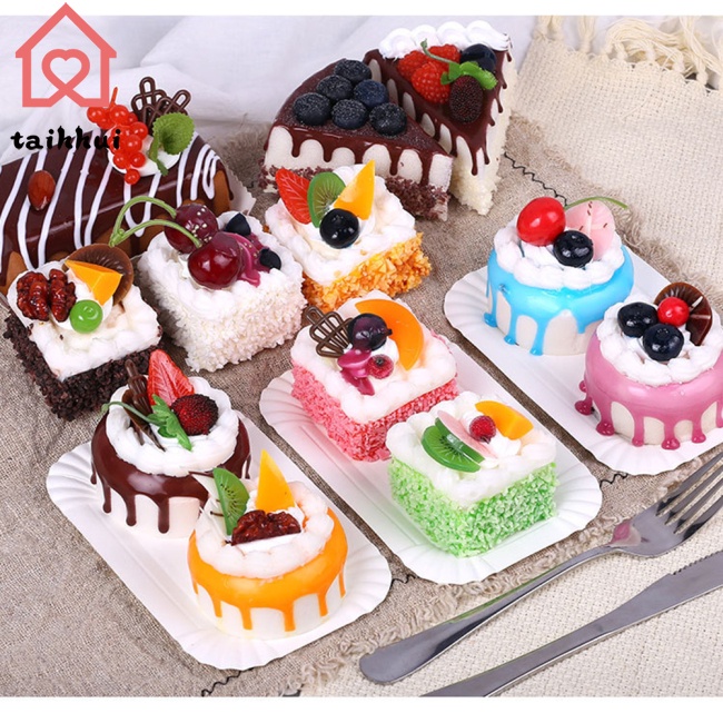 Đồ trang trí Bánh Trái Cây Nhân Tạo Trang Trí Chụp Hình