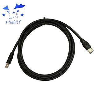 Đen dây cáp 6 chấu / 6 pin 400 sang firewire 400 1394